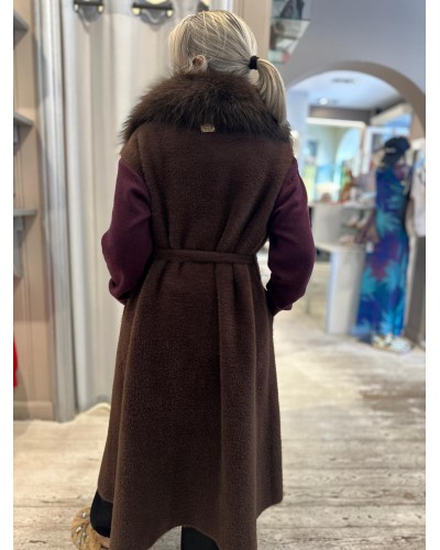 Gilet Cashmere e Volpe REGINA