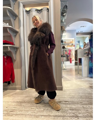 Gilet Cashmere e Volpe REGINA