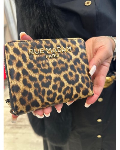Portafoglio Wallet Xs Leopard RUE MADAM