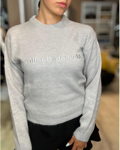 Maglia Logo Embossed GAELLE PARIS