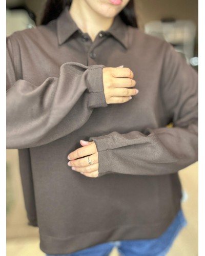 Felpa Polo in Viscosa HINNOMINATE