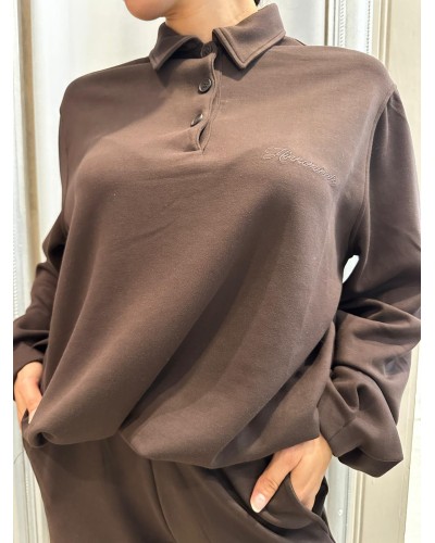 Felpa Polo in Viscosa HINNOMINATE