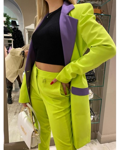 Pantalone a sigaretta con spacco GAELLE