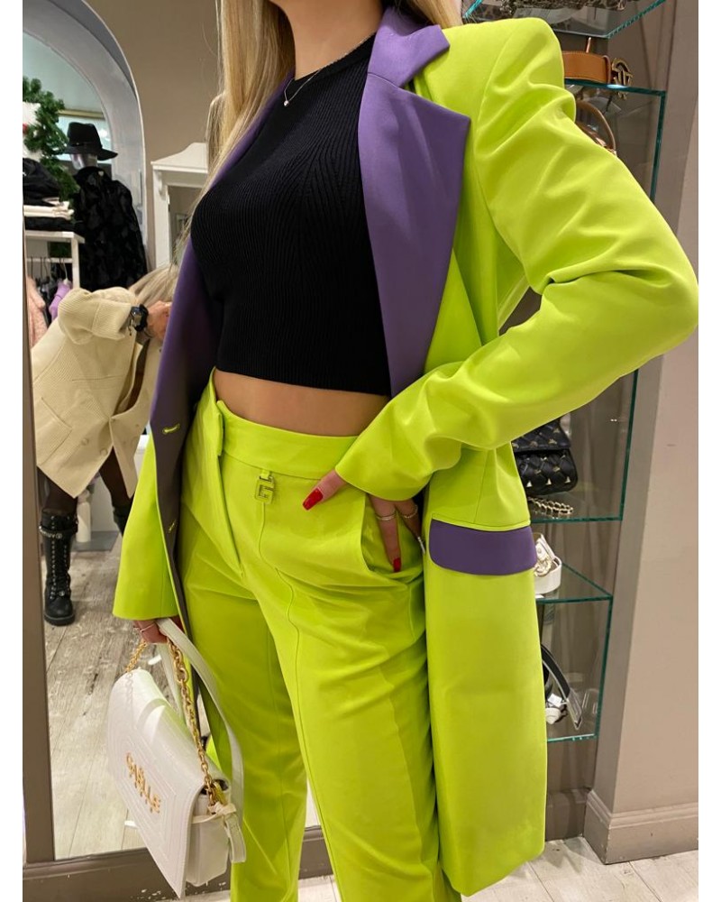 Pantalone a sigaretta con spacco GAELLE