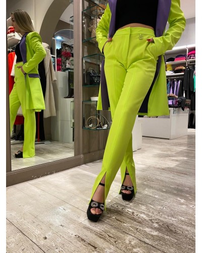Pantalone a sigaretta con spacco GAELLE