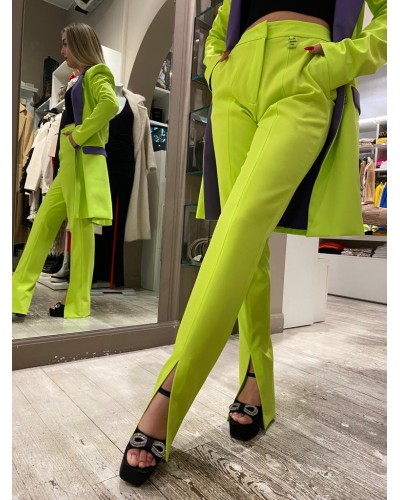 Pantalone a sigaretta con spacco GAELLE
