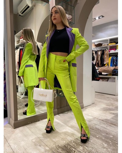 Pantalone a sigaretta con spacco GAELLE
