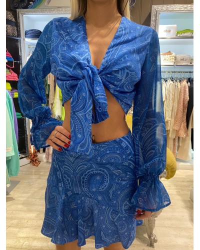 Blusa in raso GAELLE