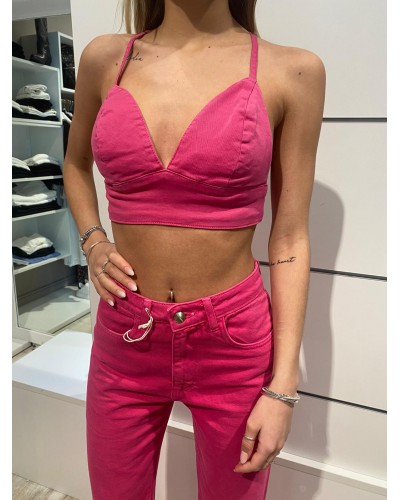 Top Bralette in Denim HINNOMINATE