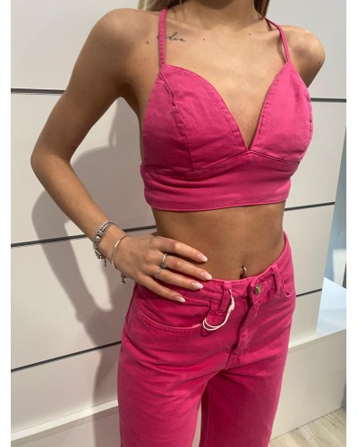 Top Bralette in Denim HINNOMINATE