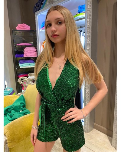 Tuta in paillettes DRAMEE