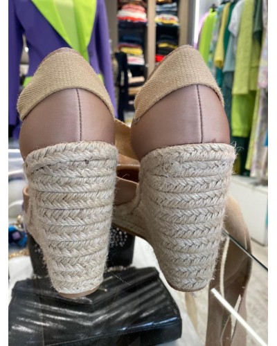 Scarpa Espadrillas Zeppa e Gioiello GAELLE PARIS