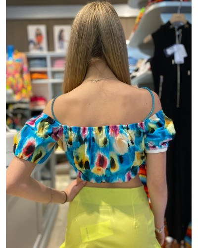 Top corto in popeline SHOP ART