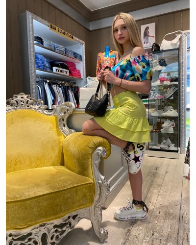 Top corto in popeline SHOP ART