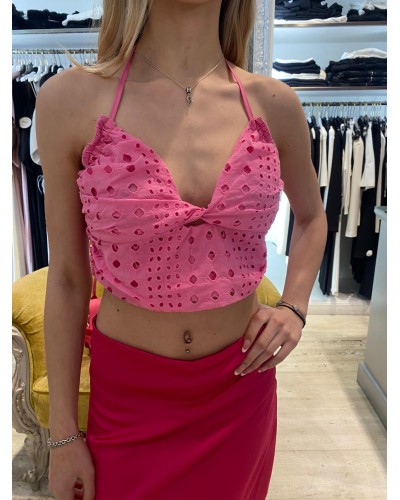 Top in pizzo sangallo SHOP ART