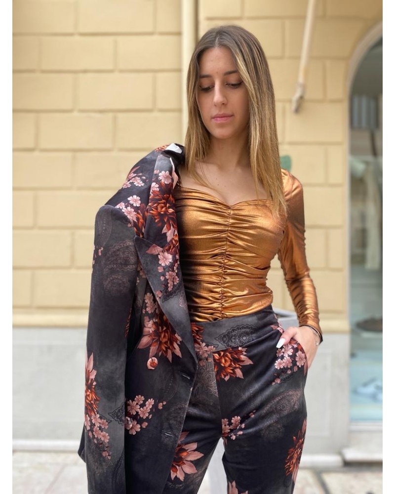 Body Metallizzato GAELLE PARIS